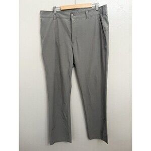 Duluth Trading Pants 38x34 Gray Overachino Chino Standard Fit Stretch Travel